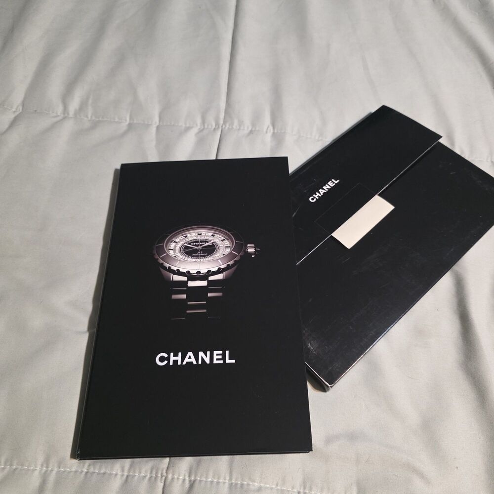 Chanel J12 Watch Book 2006 in Folder Diamond Watches Jewelry Booklet